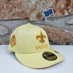 New Era 59Fifty New Orleans Saints 30th Anniversary Fitted Hat Cap Men Sz 7 NWT